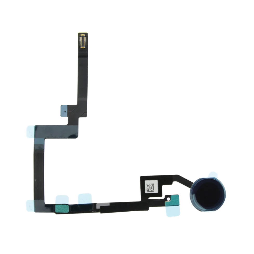 Home Button Complete for Apple iPad Mini 3 Wi-Fi Plus Cellular with 3G Black - Outer Plastic with Inner Flex