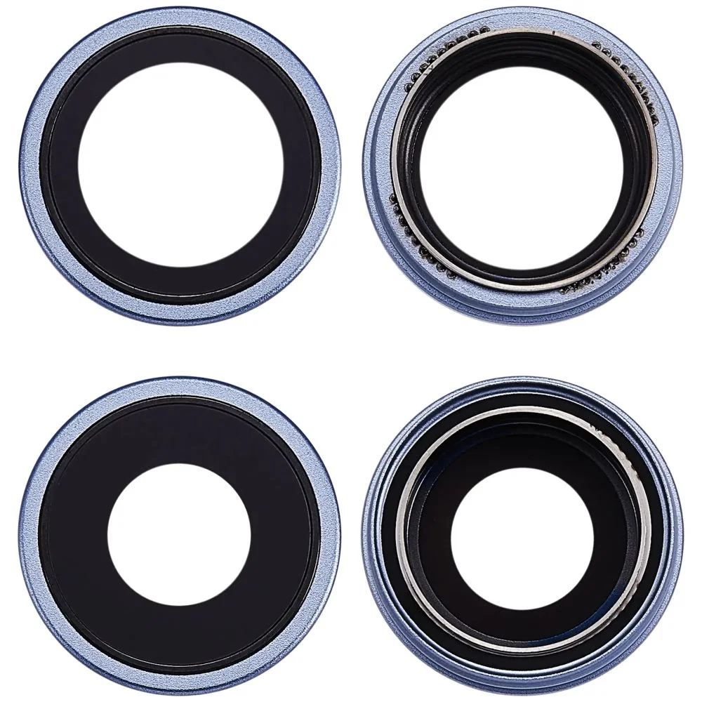 Camera Lens Glass with Frame for Apple iPhone 17 Blue