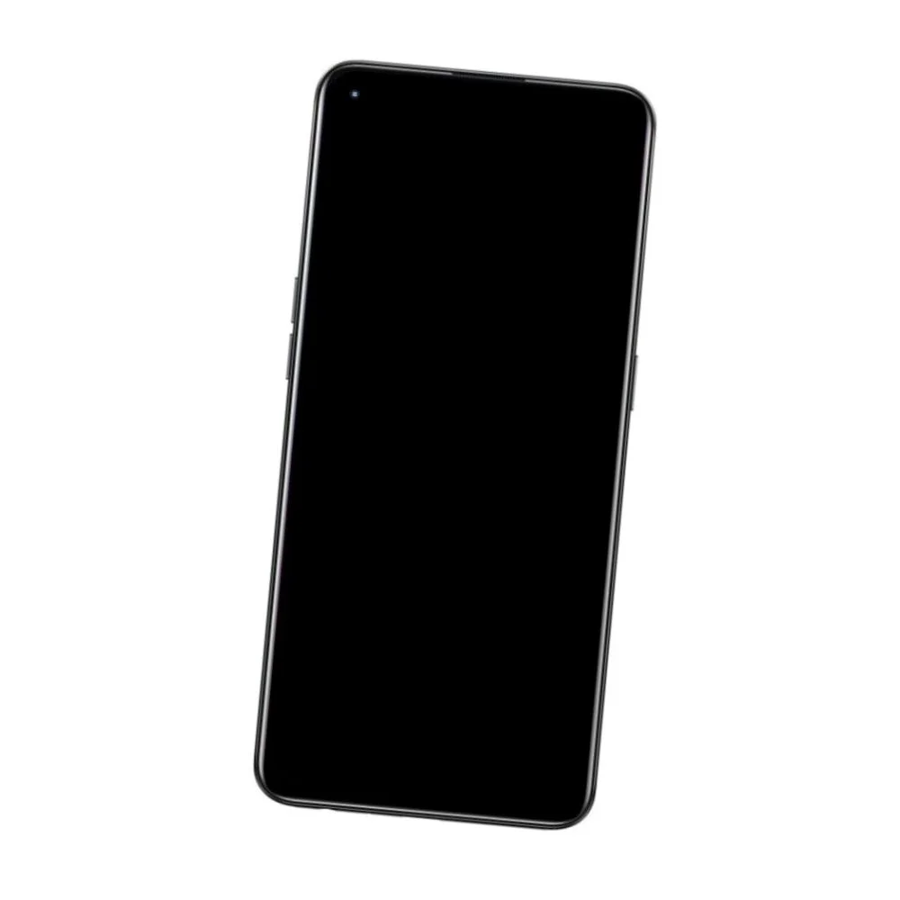 Camera Lens Glass with Frame for Oppo F19 Pro Black