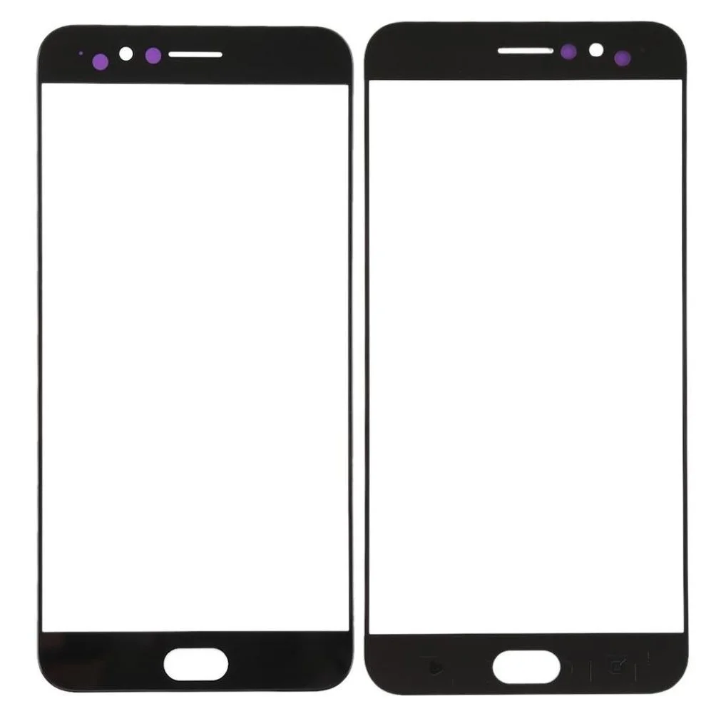 Front Glass for Oppo R11 Plus - Black