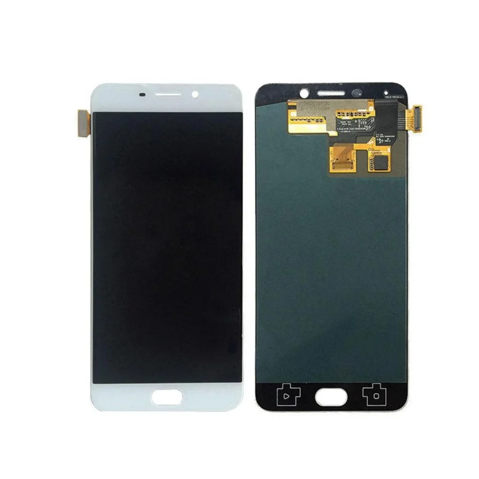 LCD with Touch Screen for Oppo R9 Plus - Rose Gold (display glass combo folder)