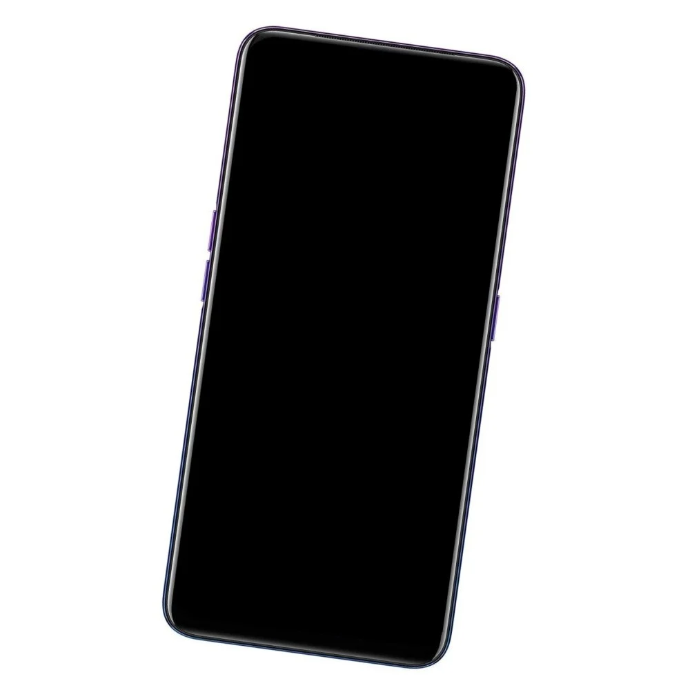 Camera Lens Glass with Frame for Realme X White