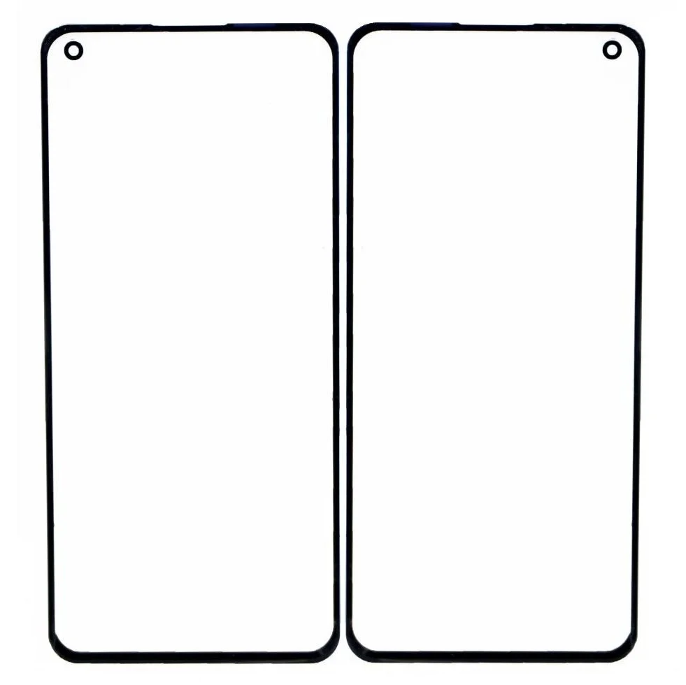 Front Glass for Realme X7 Pro - White