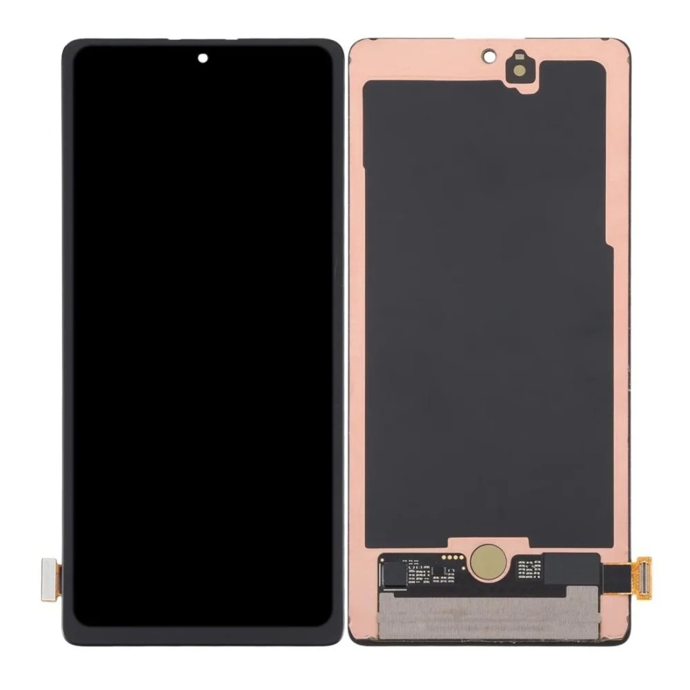 LCD with Touch Screen for Samsung Galaxy A Quantum - White (display glass combo folder)