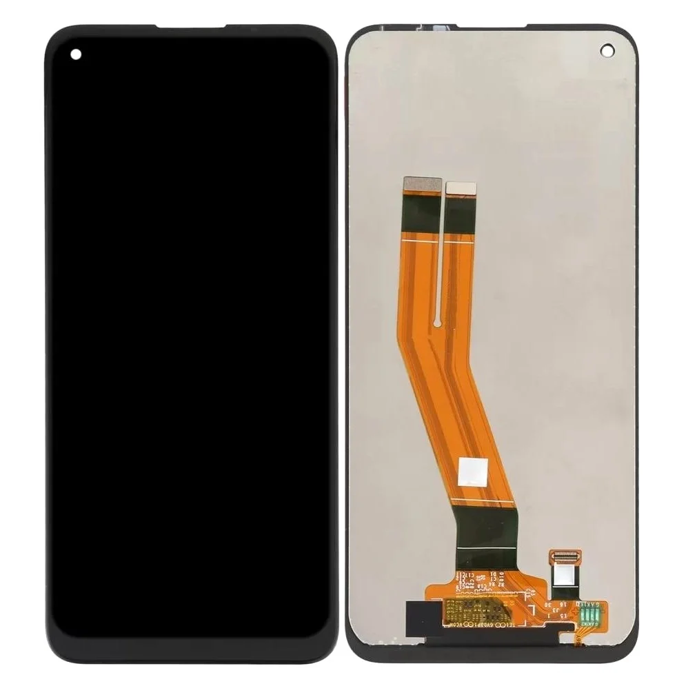 LCD with Touch Screen for Samsung Galaxy M11 - Blue (display glass combo folder)
