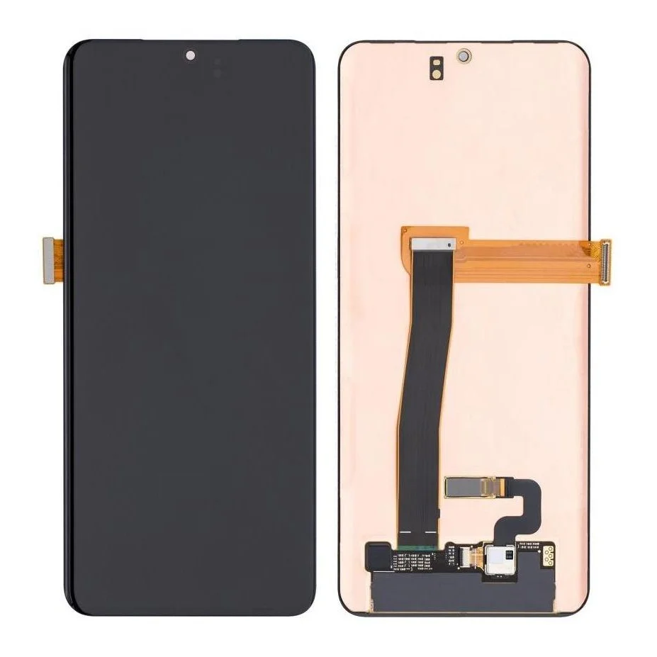 LCD with Touch Screen for Samsung Galaxy S20 Ultra 5G - Grey (display glass combo folder)