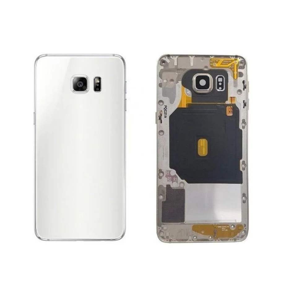 Full Body Housing for Samsung Galaxy S6 edge Plus Duos - White