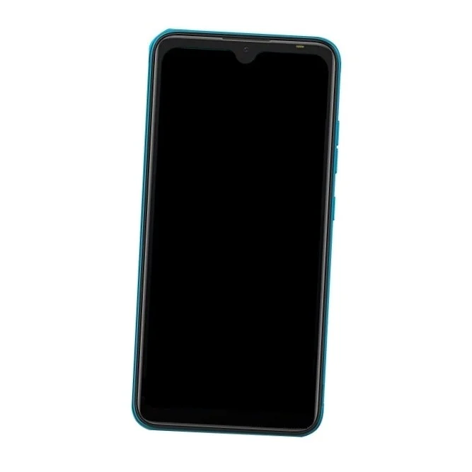 Camera Lens Glass with Frame for Tecno Pop 5 Blue