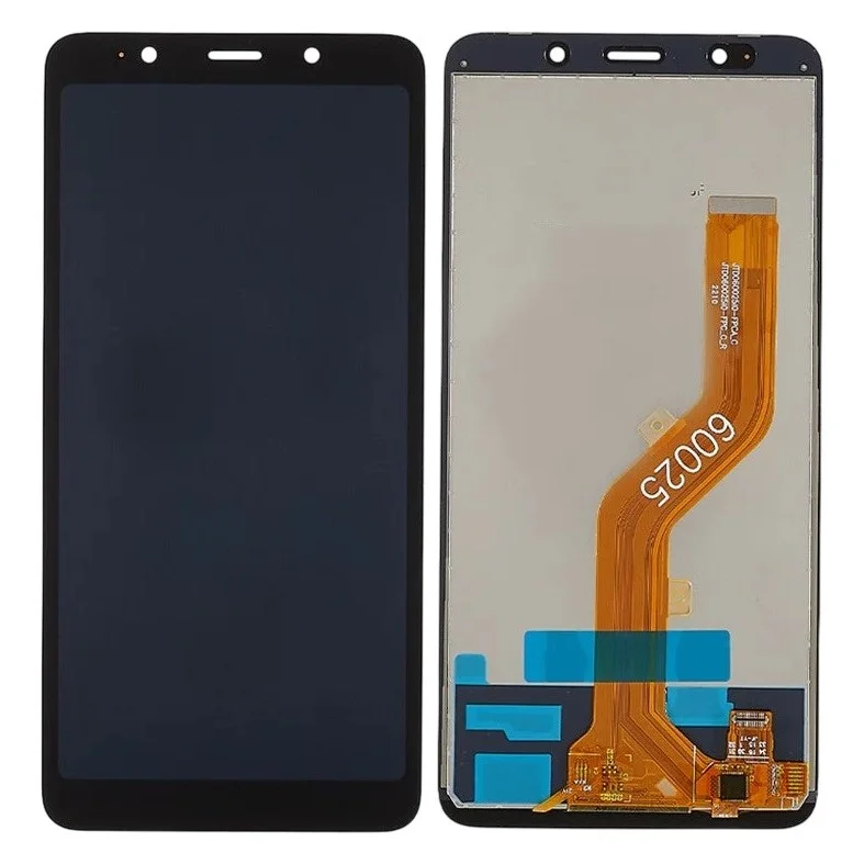 LCD with Touch Screen for Tecno Pop 6 Go - Grey (display glass combo folder)