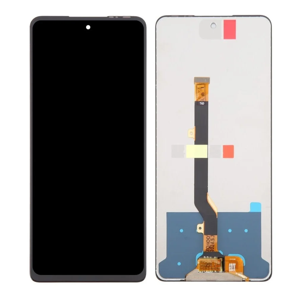 LCD with Touch Screen for Tecno Spark 20 Pro - Gold (display glass combo folder)