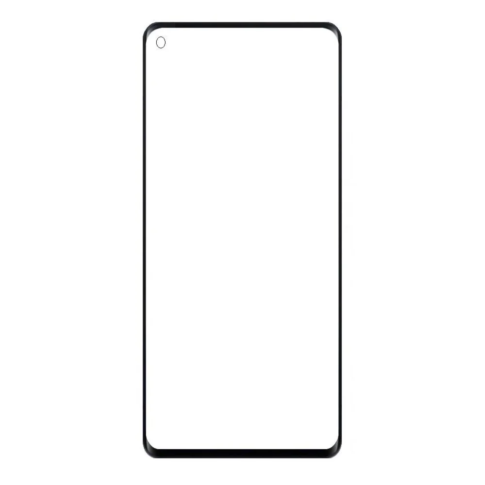 Front Glass for Vivo X51 5G - Black