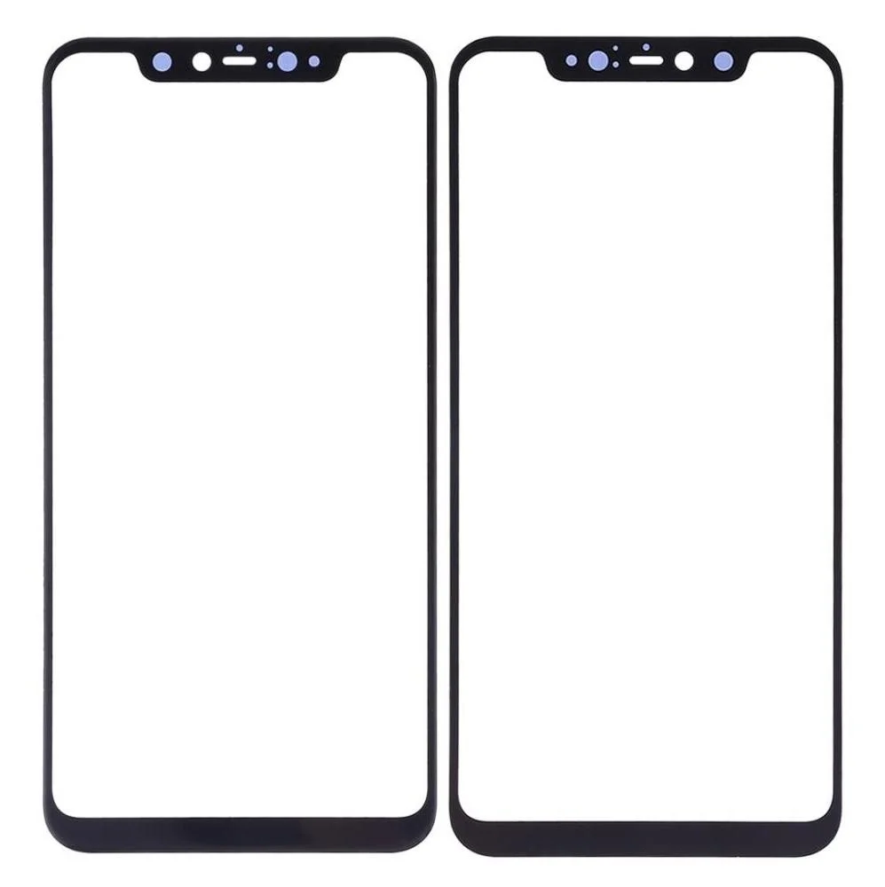 Front Glass for Xiaomi Mi 8 Explorer - Black