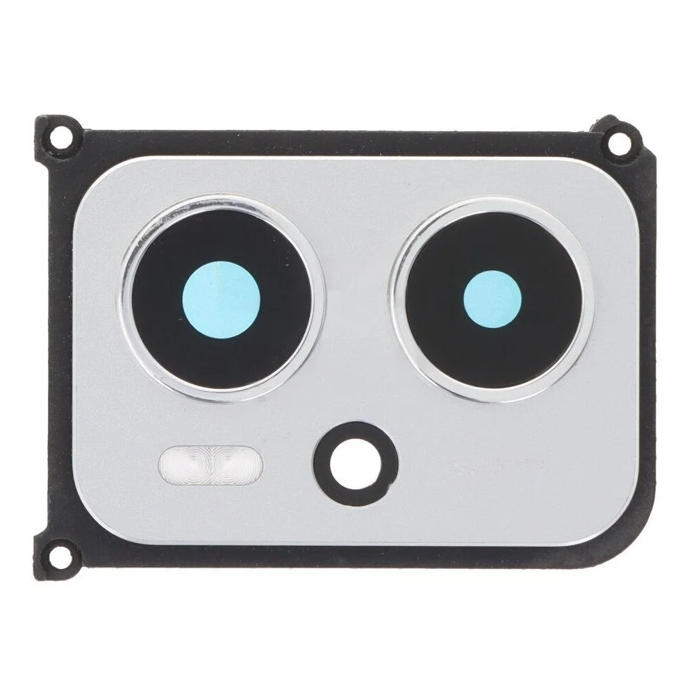 Camera Lens Glass with Frame for Xiaomi Poco X4 GT Silver